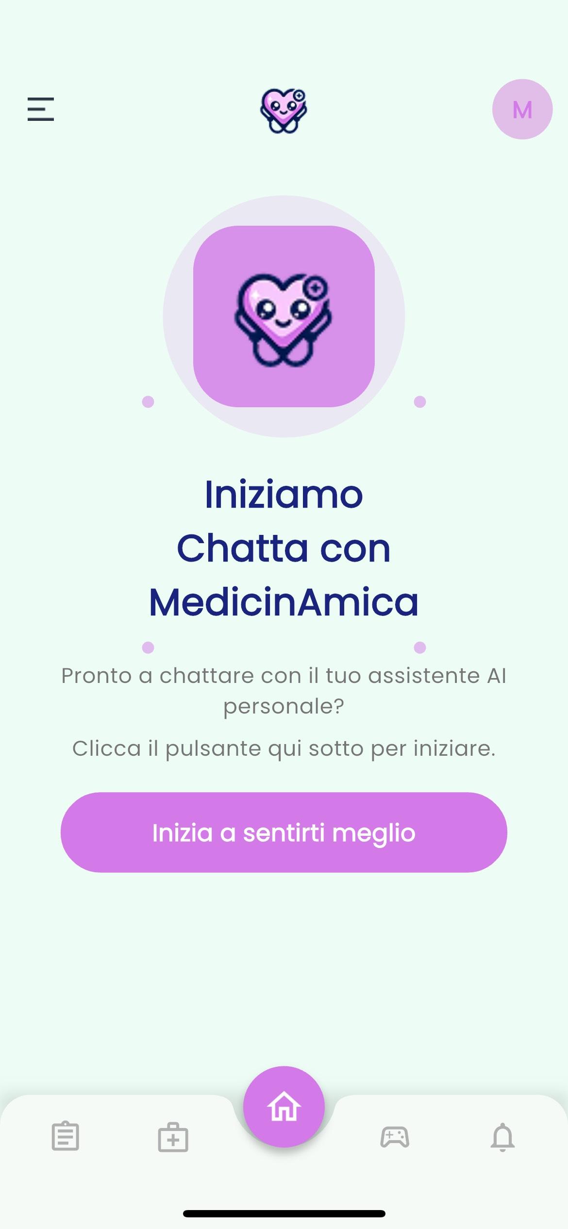 MedicinAmica Chat Mockup
